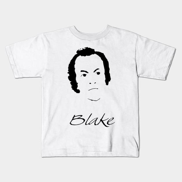 William Blake Kids T-Shirt by PoetandChef